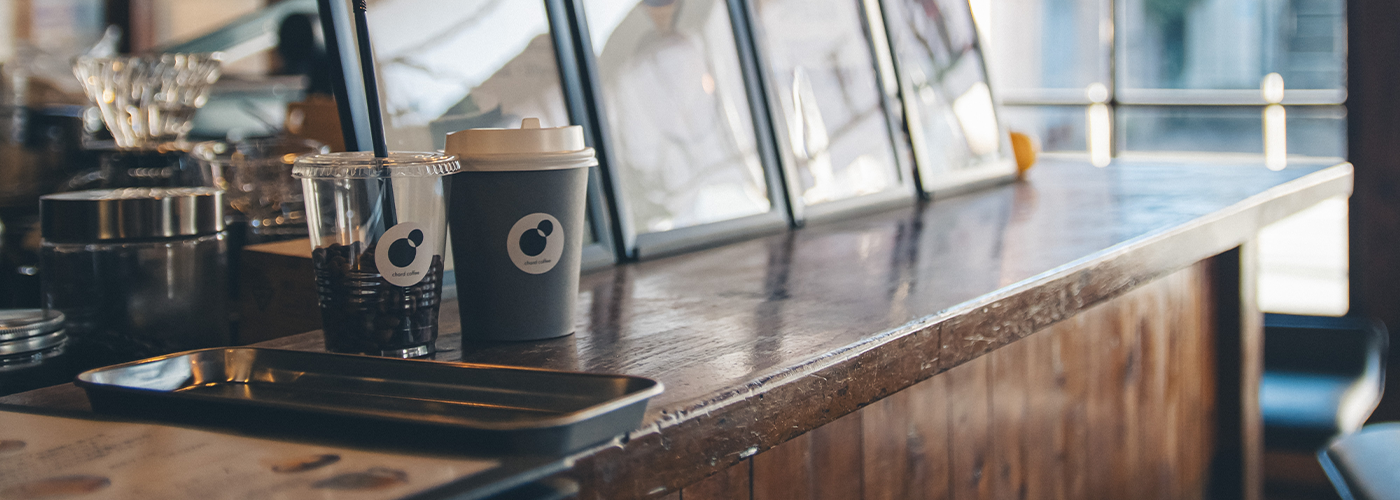 浜松の自家焙煎カフェ｜コーディネートコーヒーなら chord coffee店内カウンター